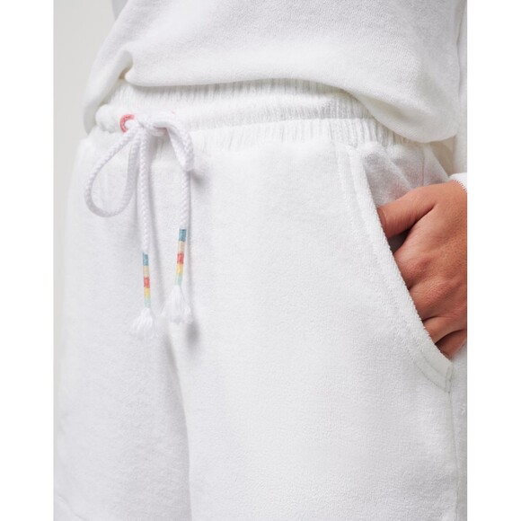 Travis Mathew SET Home Oasis Back In The Sun Baby Terry Top & Shorts White XS - Picture 5 of 16